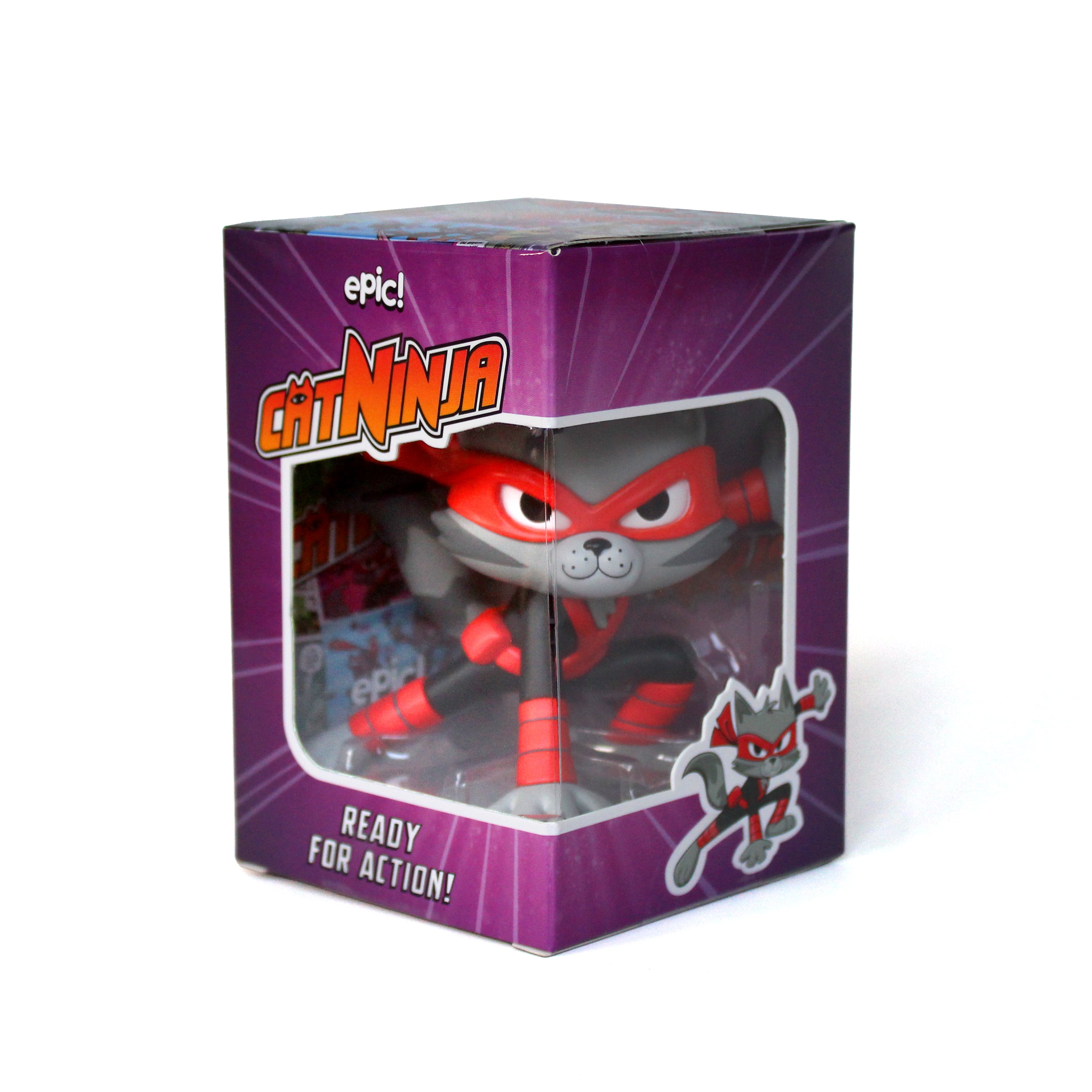 Epic Cat Ninja Figurine - Ready for Action – Epic Shop