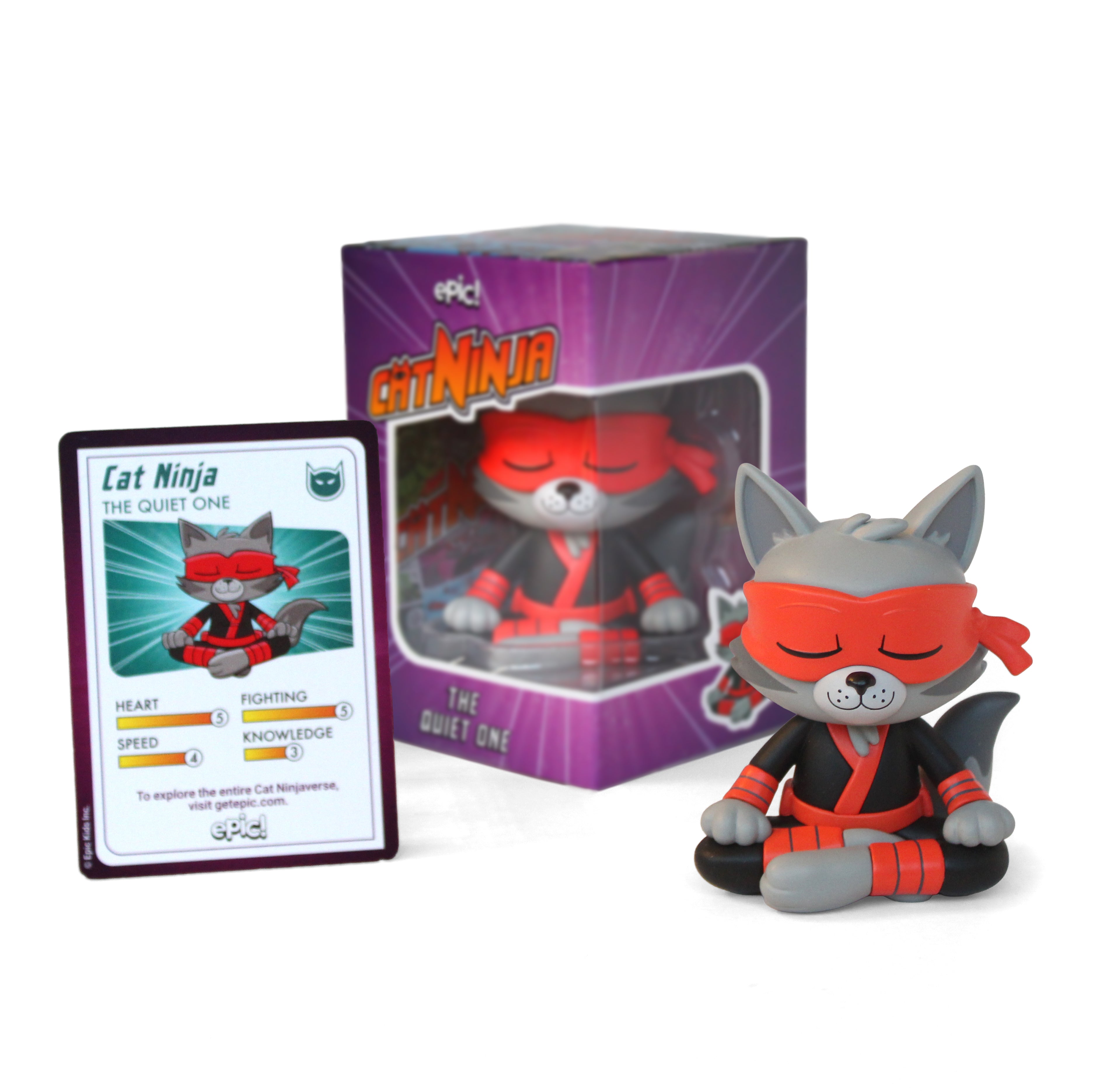 Epic Cat Ninja Figurine - The Quiet One – Epic Shop