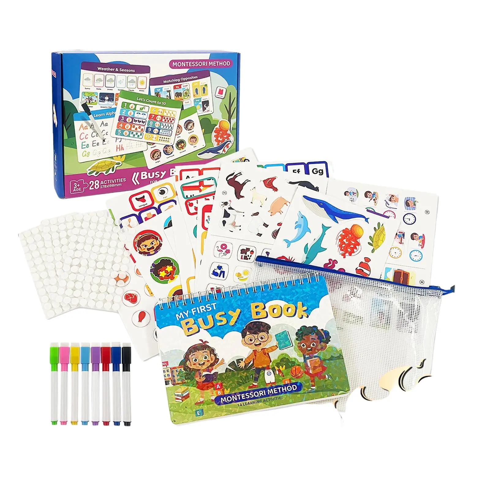 [Epic family special]Busy Book Preschool Learning Activities,Montessori Educational Toys for Kids