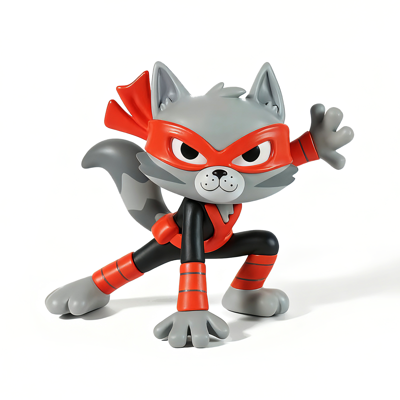 Epic Cat Ninja Figurine - Ready for Action