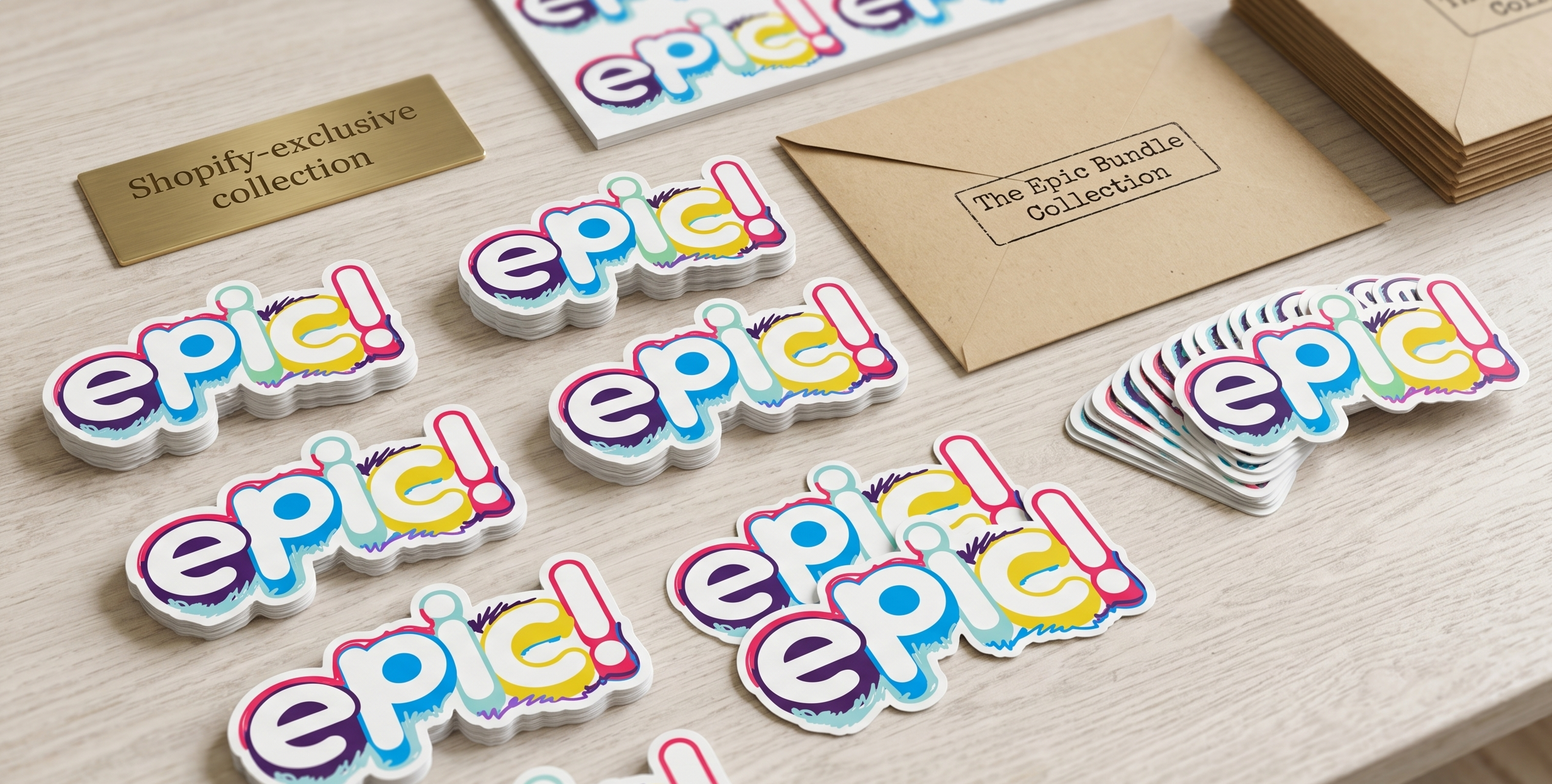 Epic! – Teacher Reward Die Cut Sticker Bundle (Pack of 30)